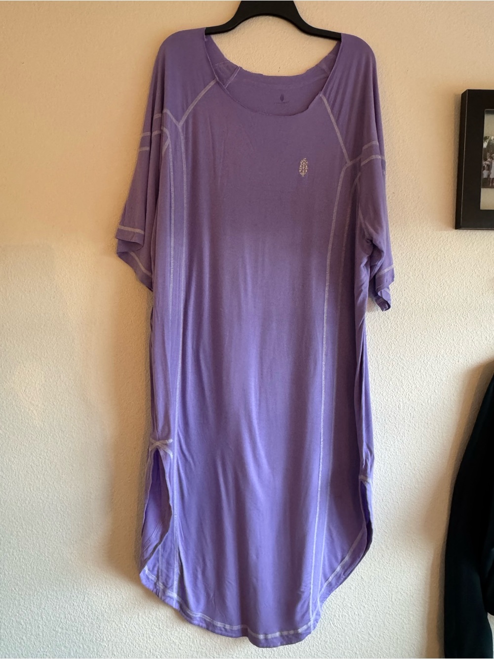 FP Movement by Free People Lavender Oversized Midi T-Shirt Dress - Picture 3 of 10